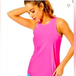 COPY - COPY - Lilly Pulitzer Welsey Tank Hot Pink